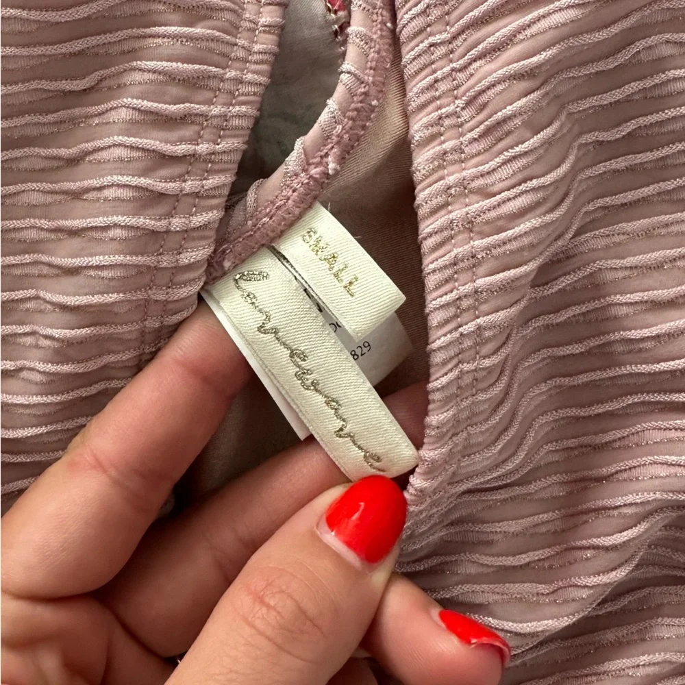 Pink Ribbed One-Piece Swimsuit - Picture 2 of 3